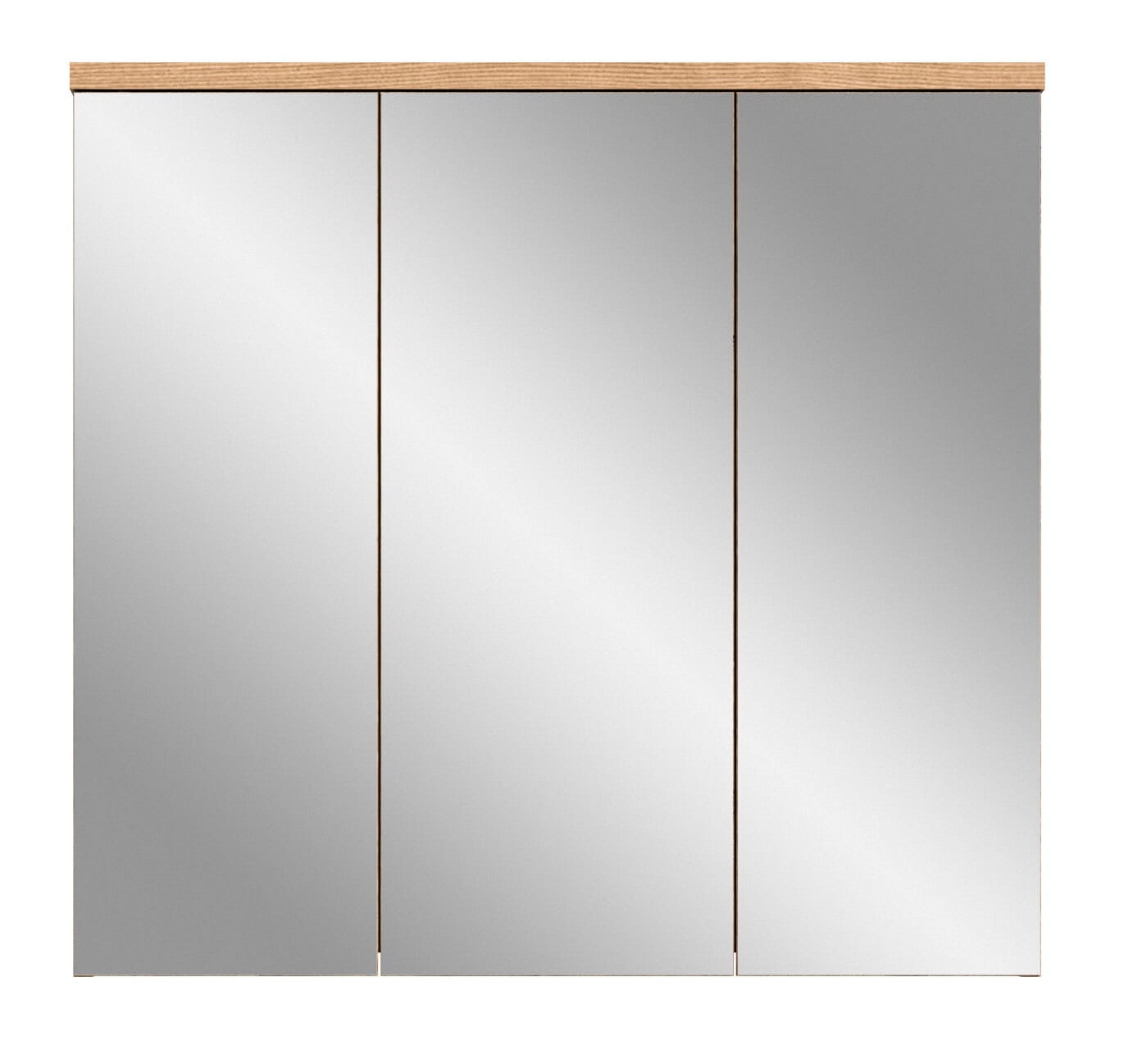 Spiegelschrank GRADO 80 x 75 cm Eiche