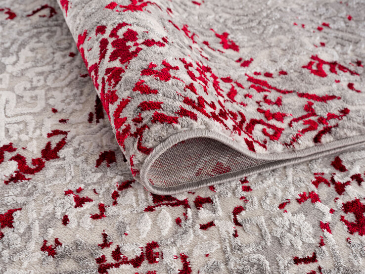 Teppich ANTEA 133 x 190 cm rot/beige
