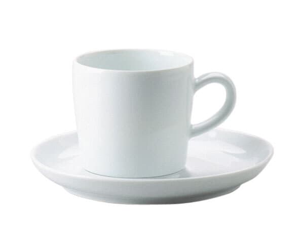 KAHLA Kaffeetasse FIVE SENSES weiß 6er Set Porzellan