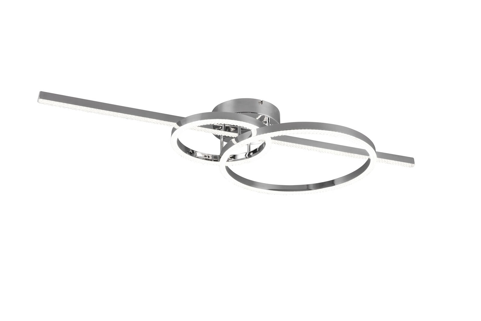 TRIO LED Deckenlampe MONTILLA 100 cm chromfarbig