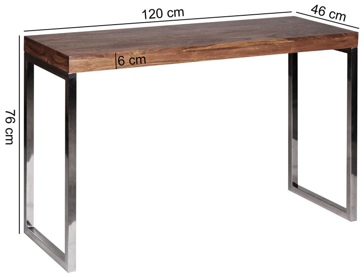 Konsolentisch GUNA120 x 45 cm braun