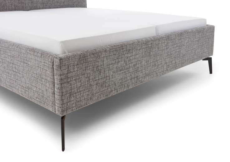 Bettgestell RIVA 180 x 200 cm grau