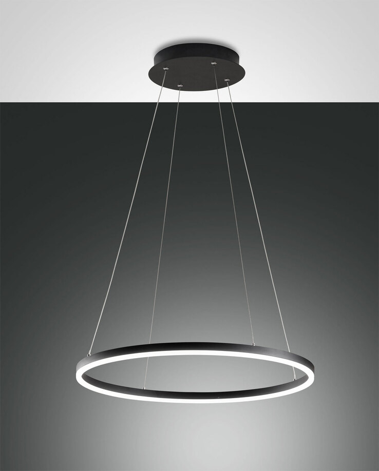 FABAS LUCE LED Pendelleuchte GIOTTO 1-flg schwarz