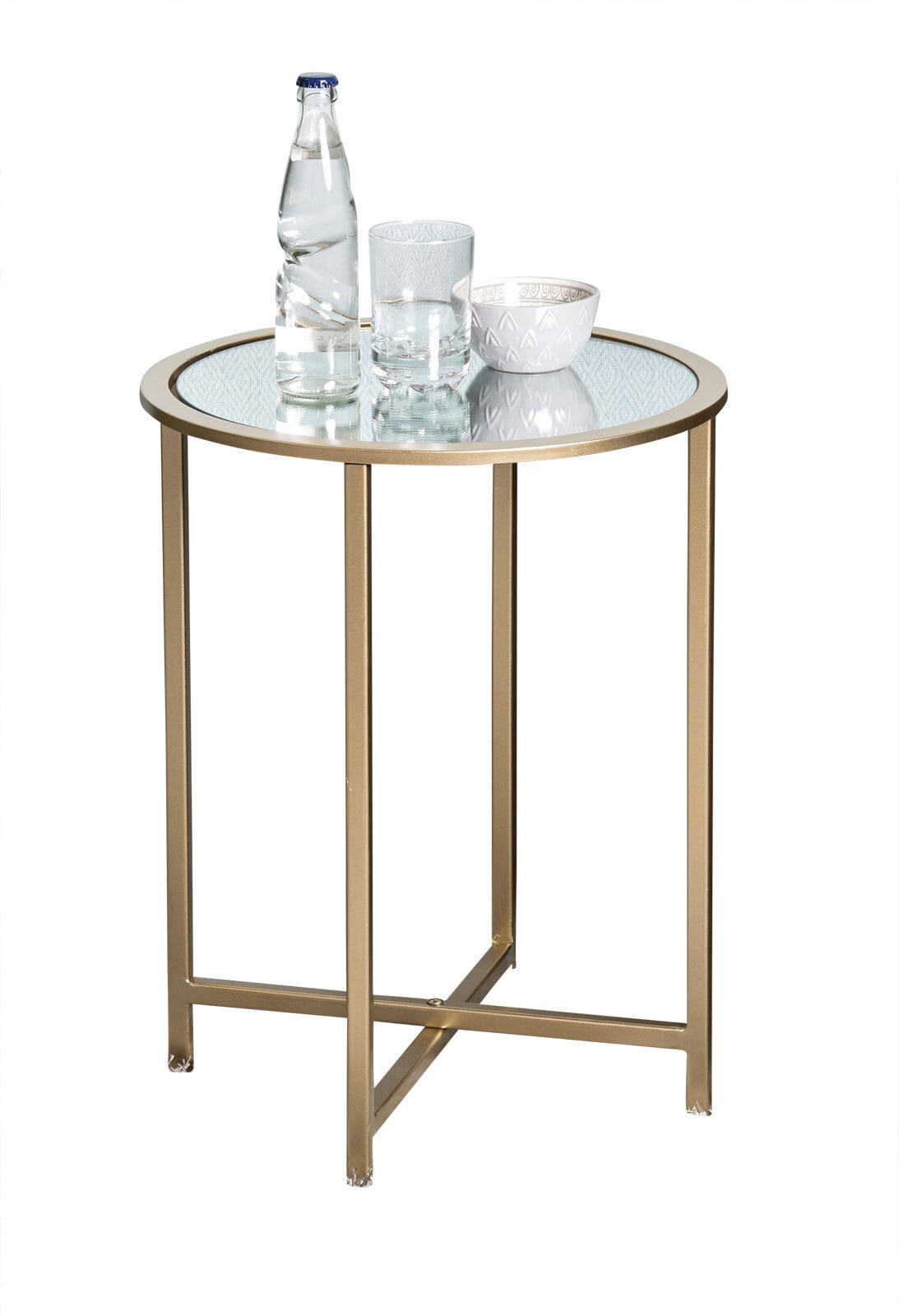 CASAVANTI Beistelltisch LAGOS 39 x 53 cm goldfarbig 