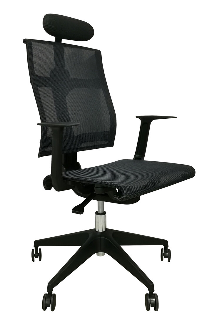 Drehstuhl MARCO Mesh schwarz