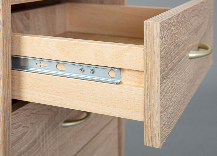 Rollcontainer ROBIN 36x65x40 cm Sonoma-Eiche Dekor