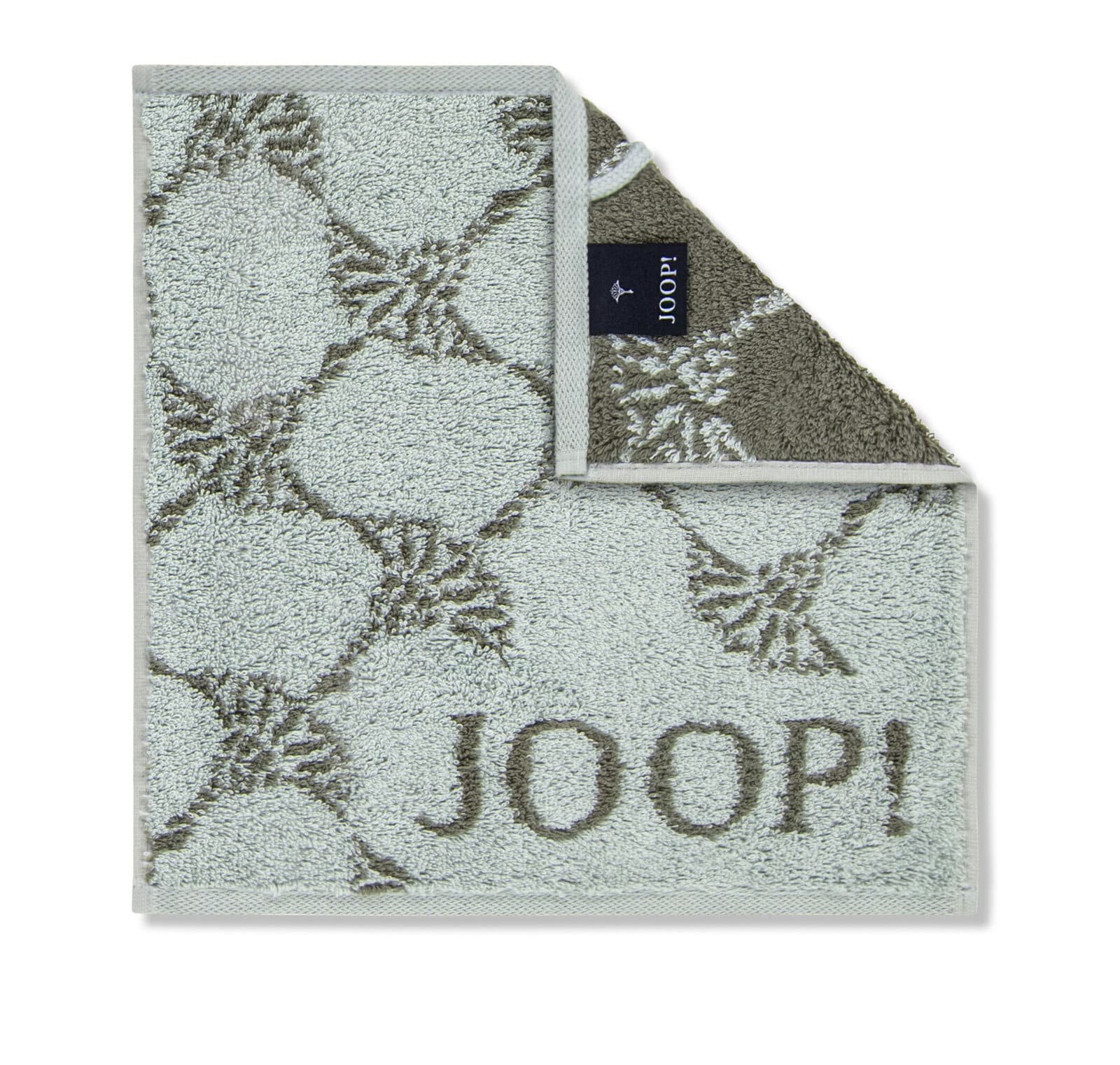 JOOP! Waschlappen CLASSIC CORNFLOWER 30 x 30 cm salbeigrün