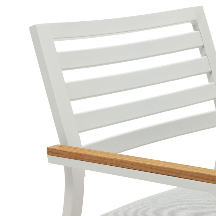 Kave Home Stapelstuhl Garten BONA 4er Set weiß