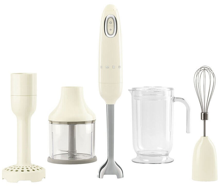 SMEG Stabmixer 5-teilig Creme