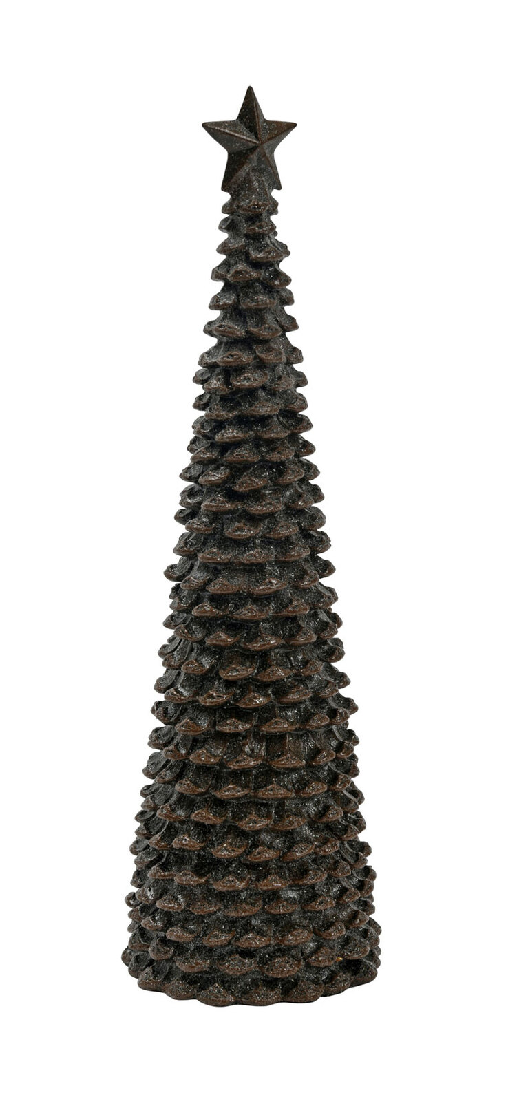 casaNOVA Weihnachtsdeko Weihnachtsbaum 35 cm braun