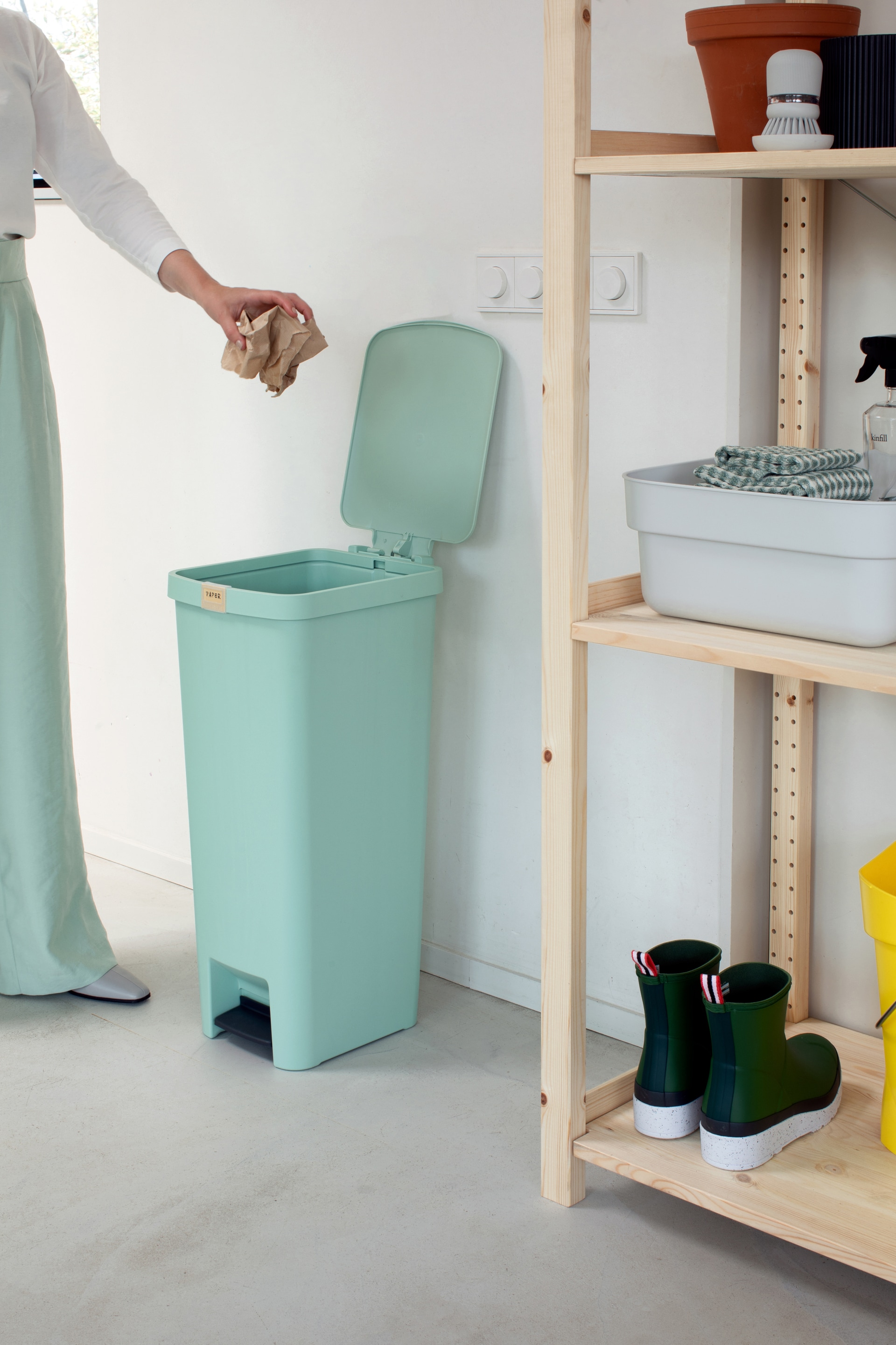 brabantia Treteimer STEPUP 40 Liter Jade Green