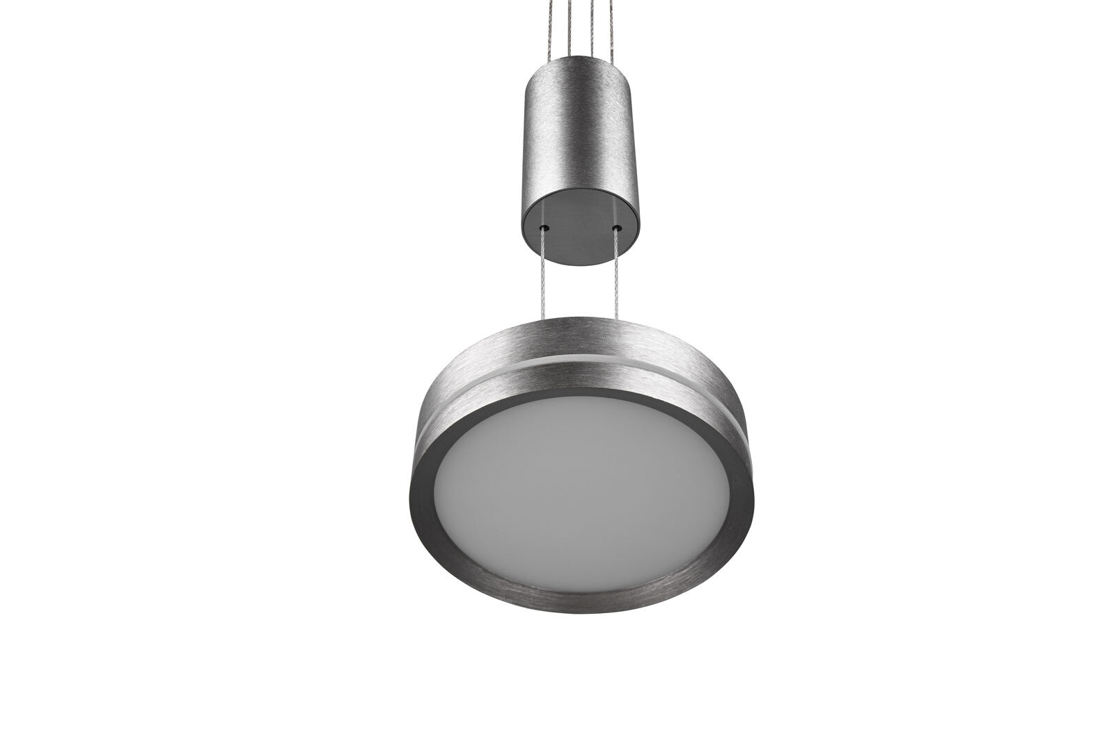 TRIO LED Pendellampe FRANKLIN 1-flg nickelfarbig