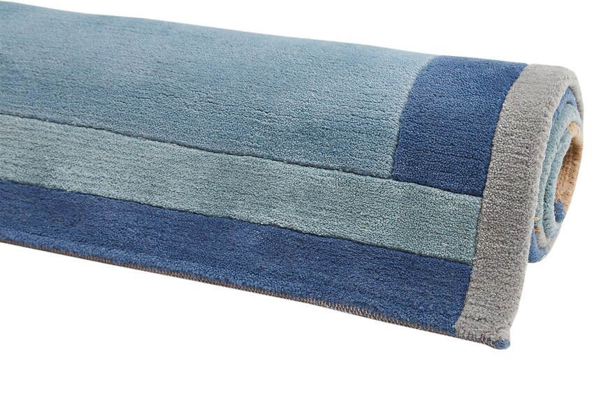 Teppich MANALI 170 x 240 cm blau