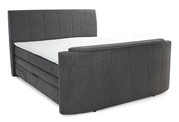 Boxspringbett BEL AIR 180 x 200 cm dunkelgrau