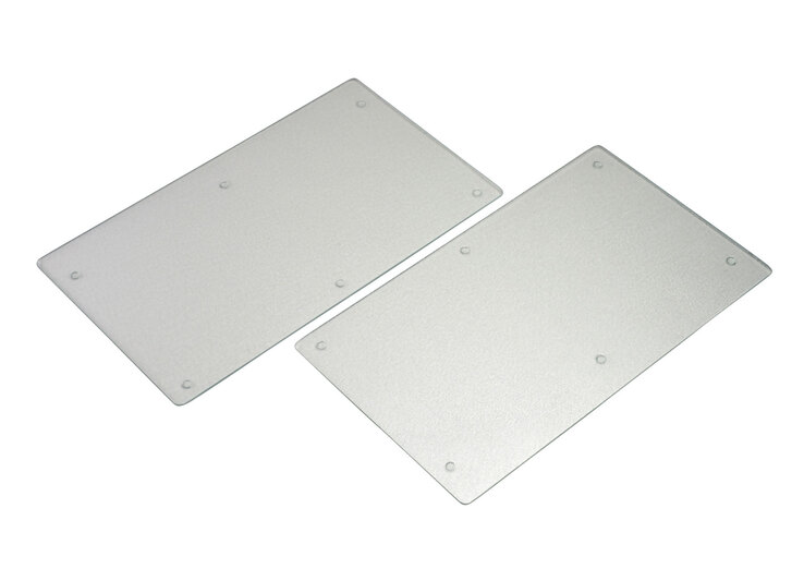 JUSTINUS Herdabdeckplatten 2er Set LIFESTYLE Glas