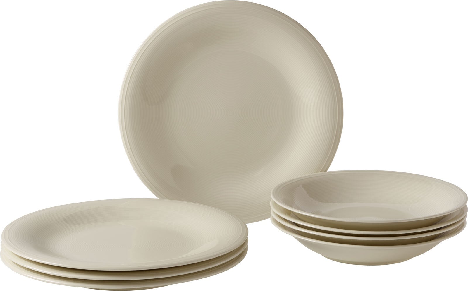 Villeroy & Boch Tafelservice COLOR LOOP NATURAL 8-teilig weiß