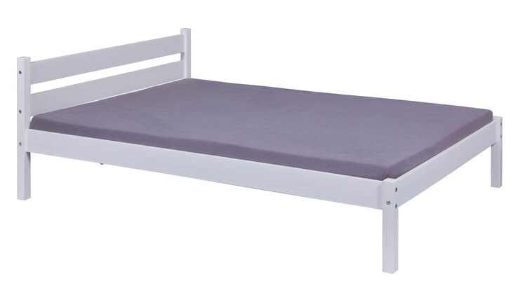 Bett FLORENTIN 140 x 190 cm weiß