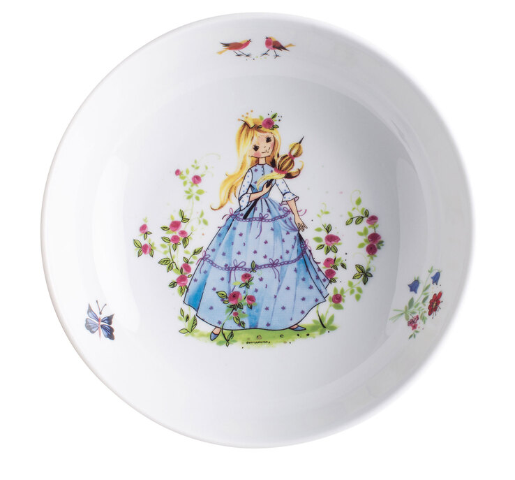 KAHLA Kindergeschirrset KIDS 3-teilig weiß/ Dekor Dornröschen
