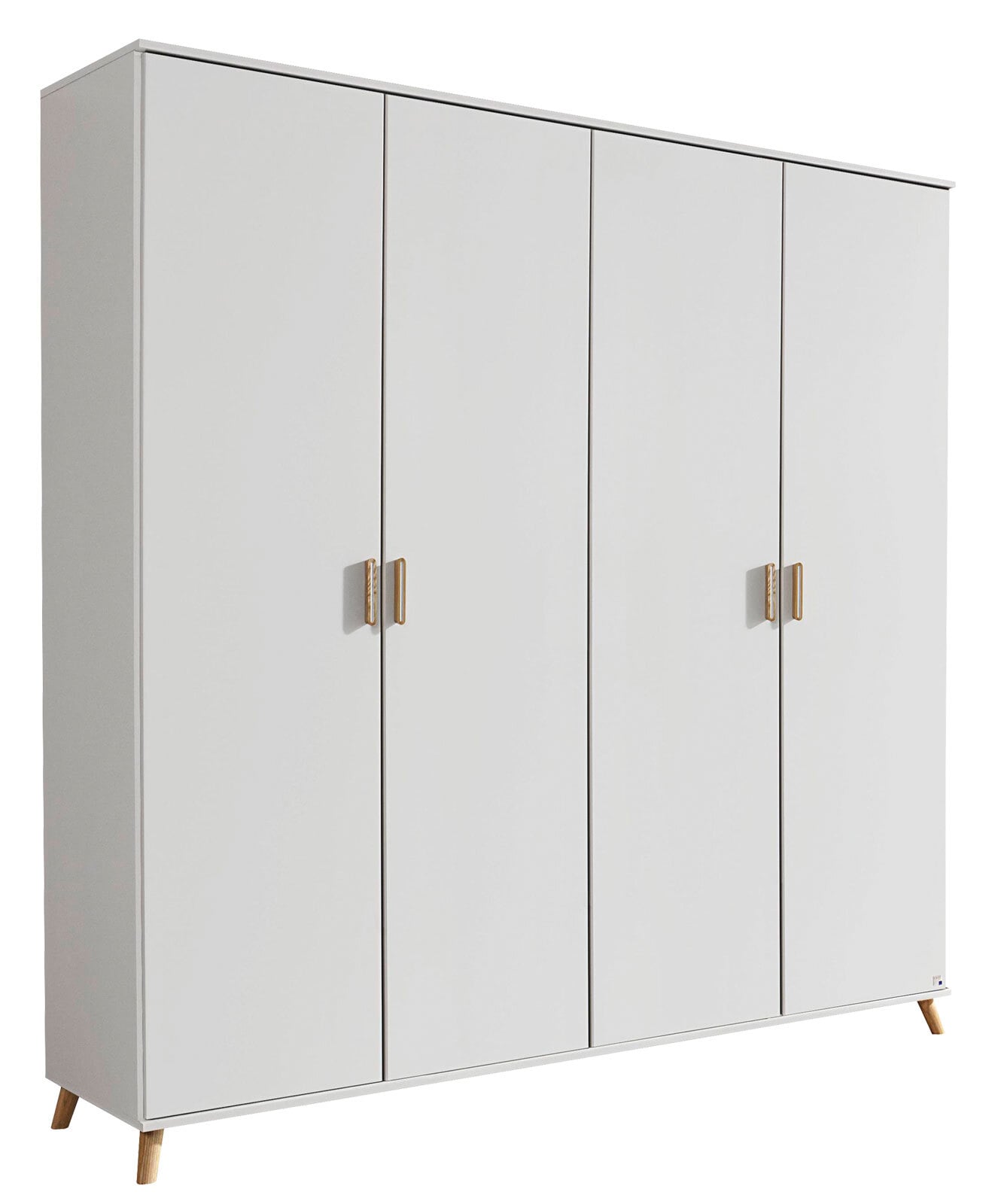 Kleiderschrank FALUN 182 x 203 cm Alpinweiß NB