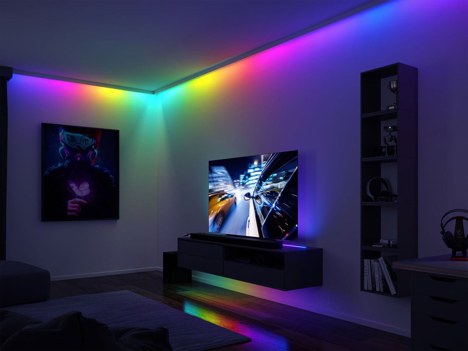 Paulmann LED Stripe Entertain DYNAMIC RGB 4-teilig 150 cm