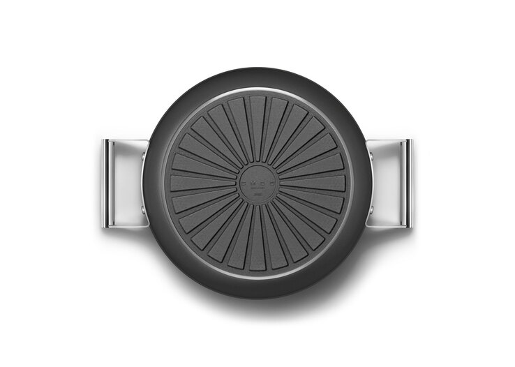 SMEG Schmorpfanne inklusive Deckel 28 cm schwarz