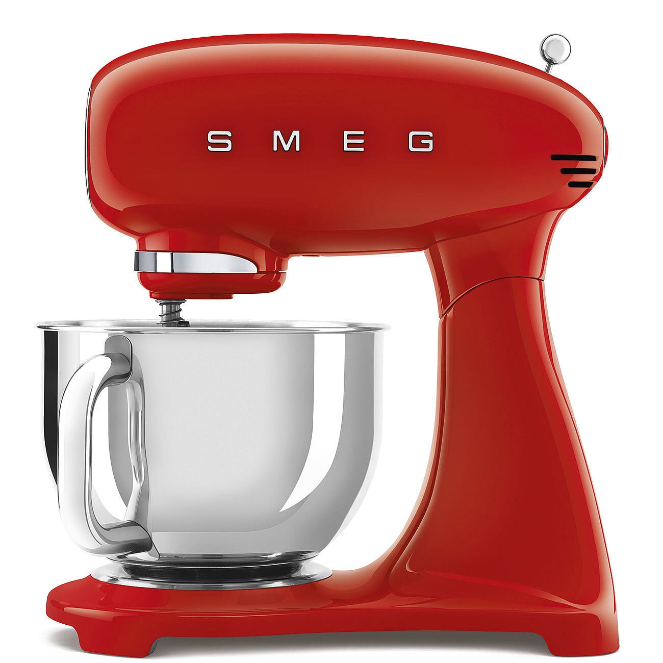 SMEG Küchenmaschine Full-Color rot/ silberfarbig