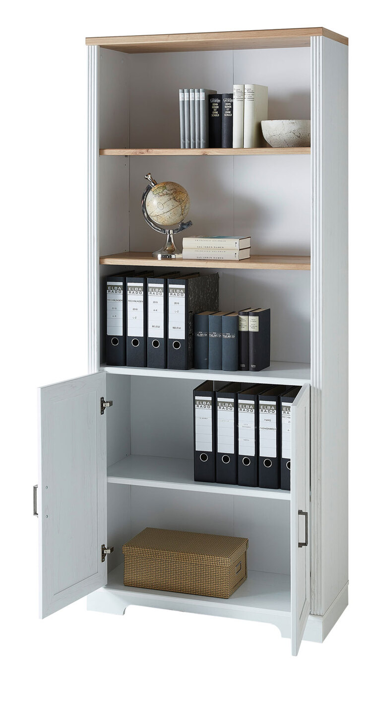 CASAVANTI Aktenschrank JASMIN 86 x 204 cm Pinie hell/ Artisan Eiche