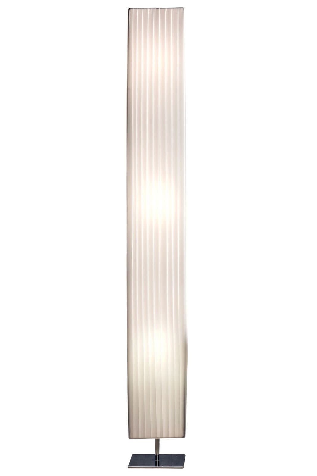 Retrofit Stehlampe eckig 160 cm weiß