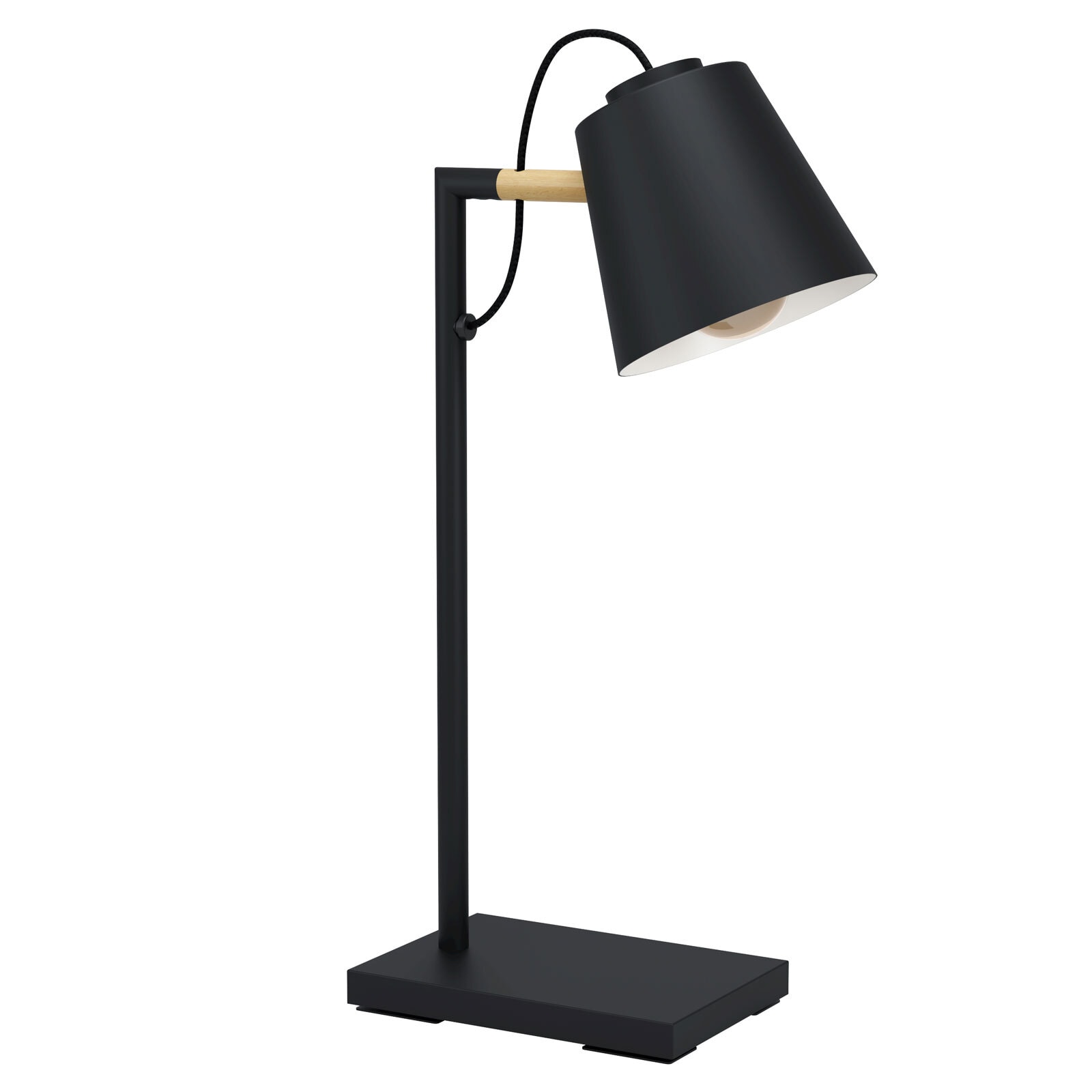 EGLO LED Tischlampe LACEY-QI 48,5 cm schwarz