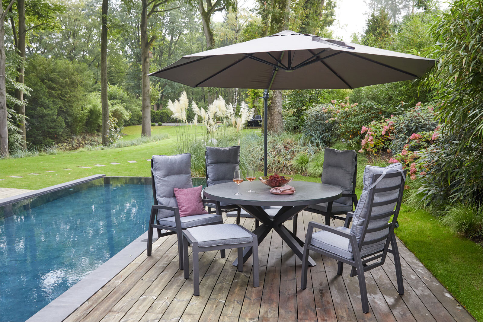 Garden FLAIR Dining Gartentisch rund LEWIS 150 cm