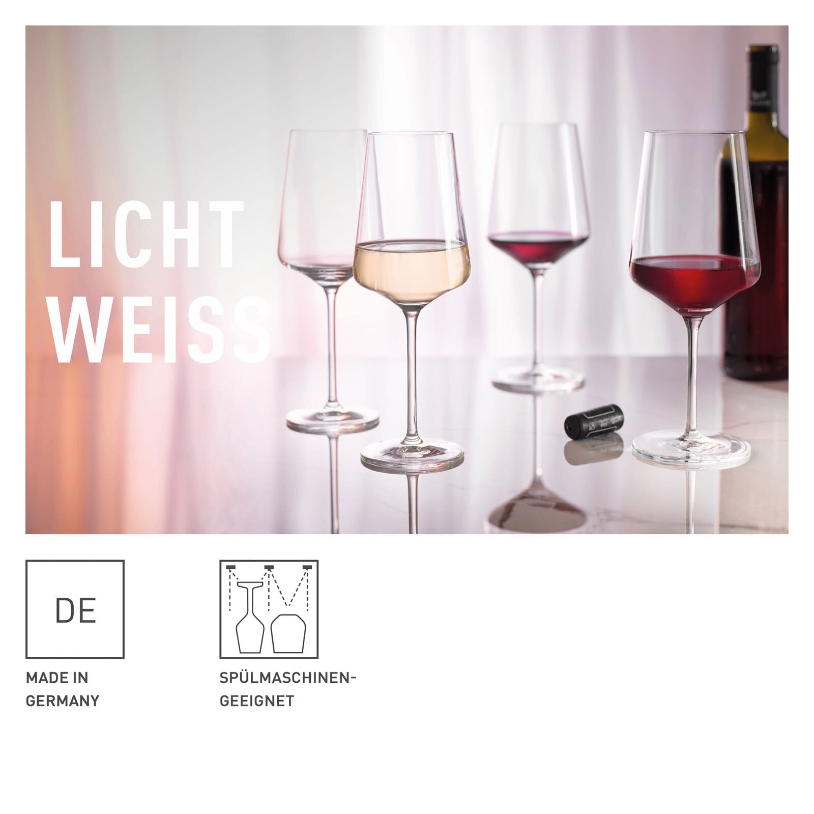 RITZENHOFF Weinglas Set LICHTWEISS 8-teilig