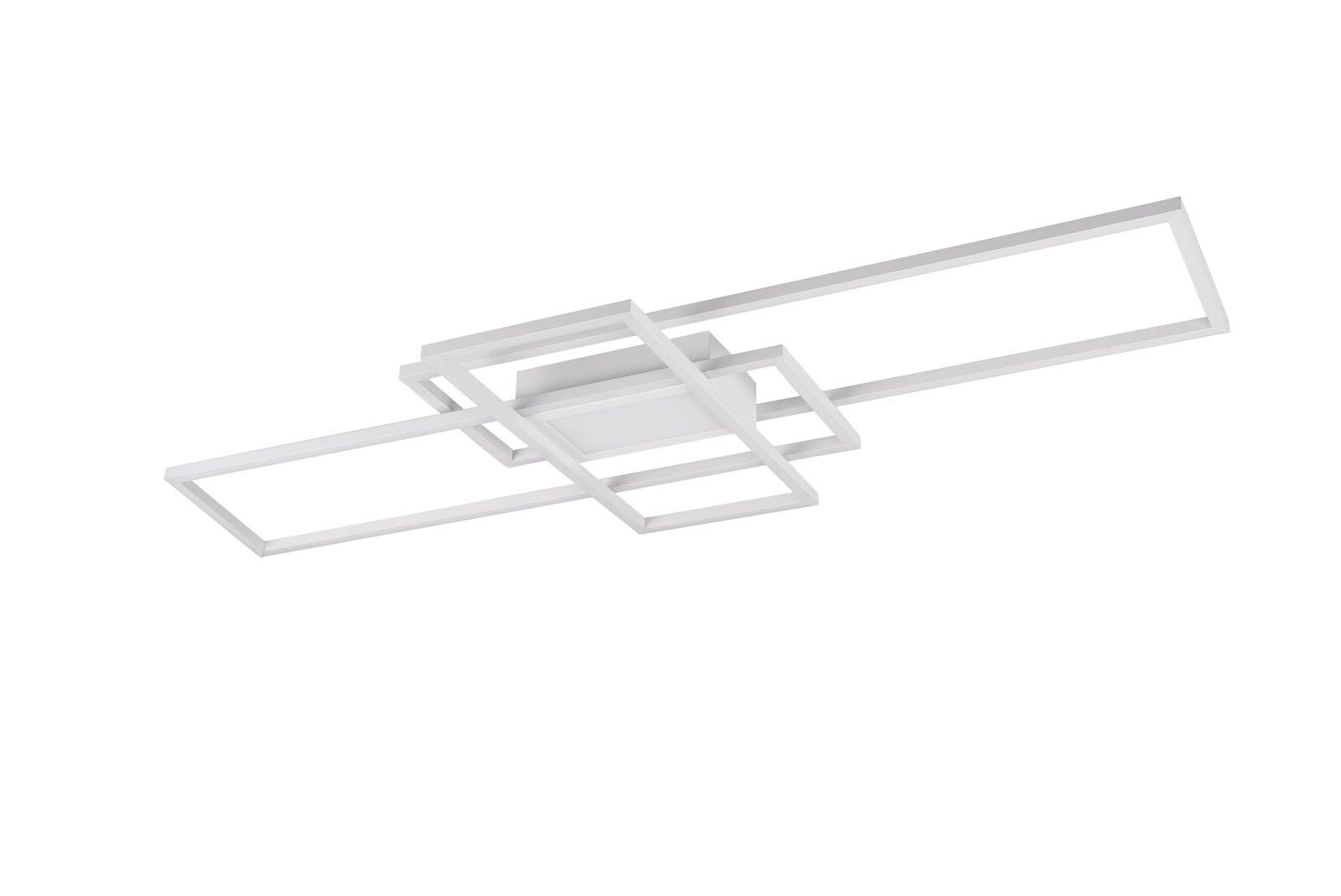 TRIO LED Deckenlampe IRVINE 42 x 105 cm weiß