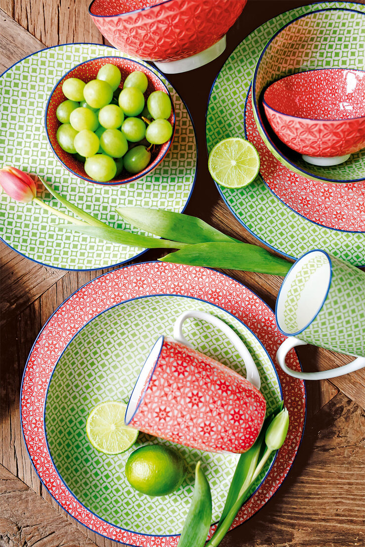CreaTable Schälchen MEDITERRAN 4er Set 8 cm currygelb