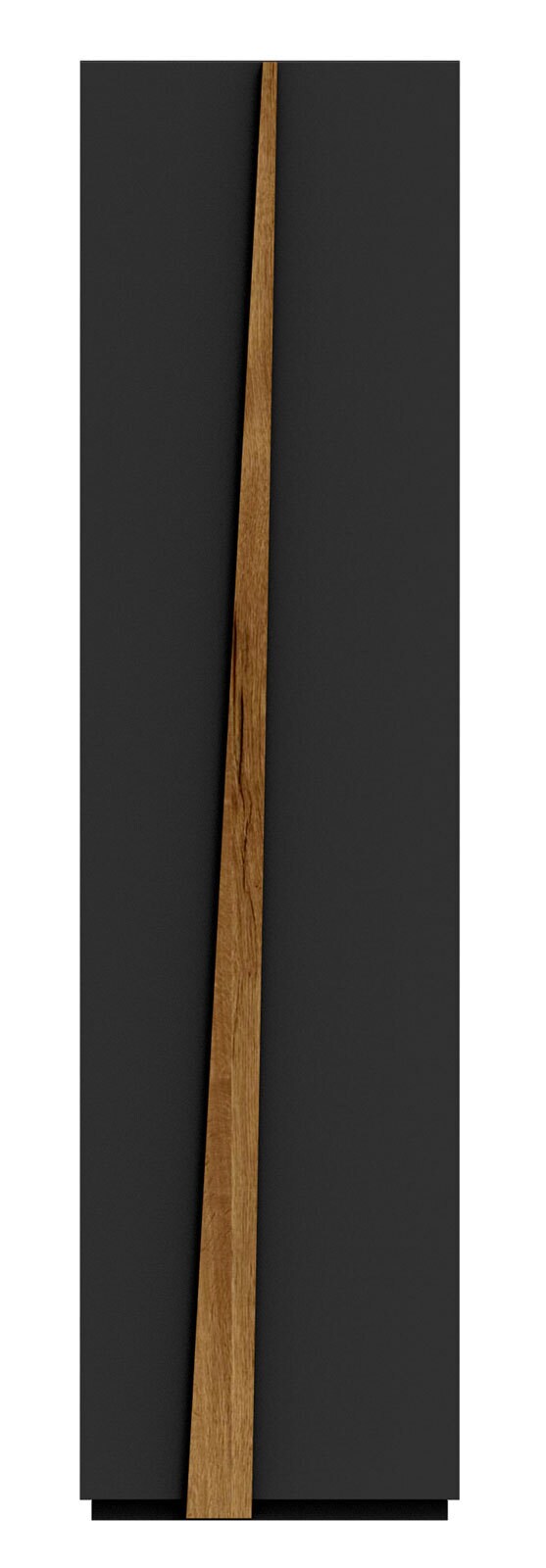 CASAVANTI Mehrzweckschrank 66 x 194 cm grau/ braun