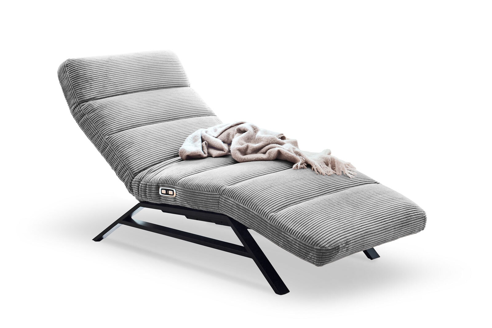 Ole Gunderson Relaxliege KARLSSON Cord darkgrey