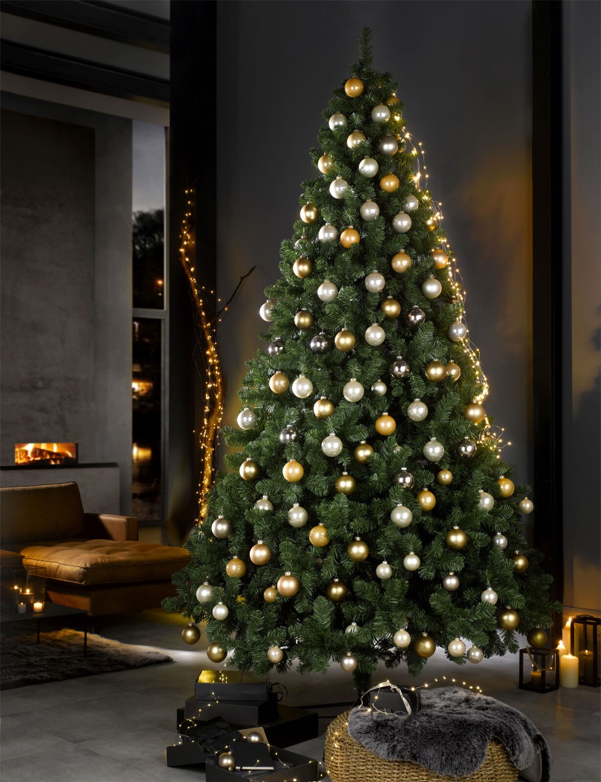 casaNOVA Weihnachten Tannenbaum IMPERIAL 300 cm grün