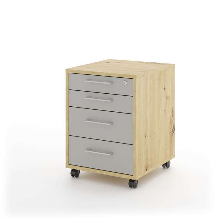 vito Rollcontainer VARY braun/ grau