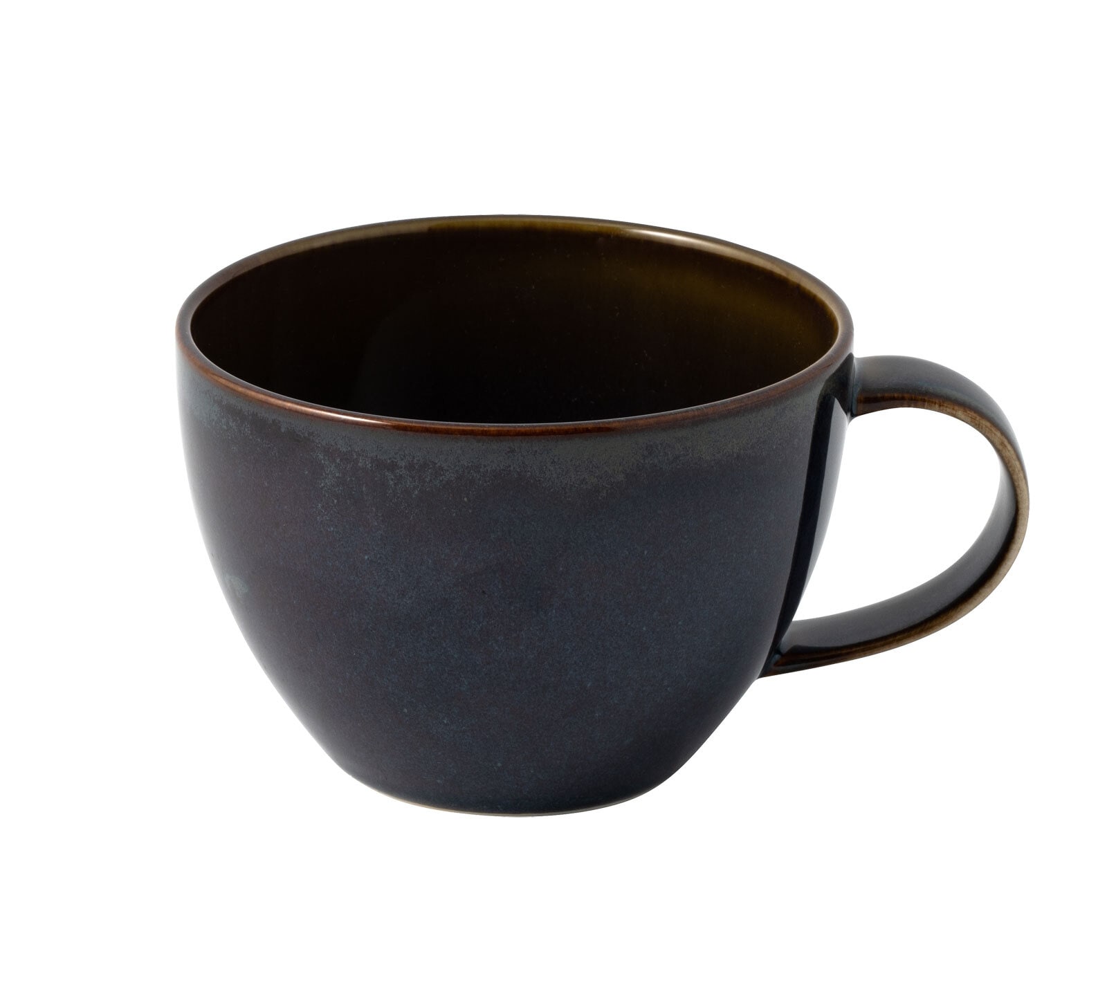 like. Kaffeetasse CRAFTED DENIM 250 ml blau/ braun