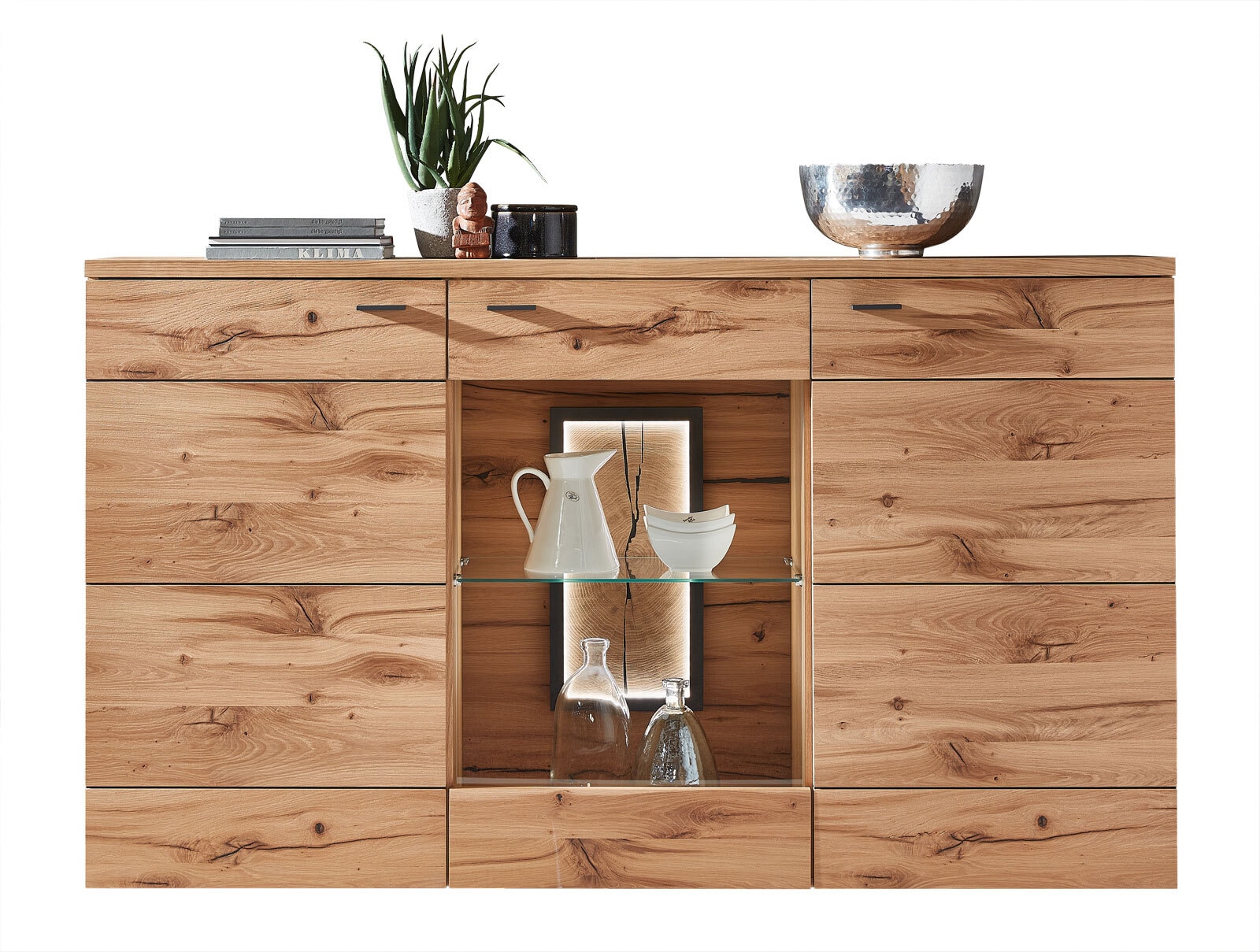 Highboard KITZALM ALMTAL 180 cm Alteiche natur