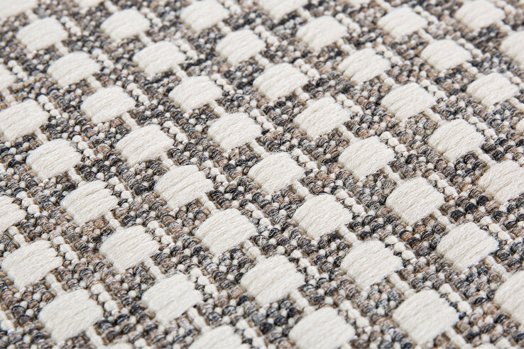 Webteppich SAVANNAH 200 x 285 cm hellbraun