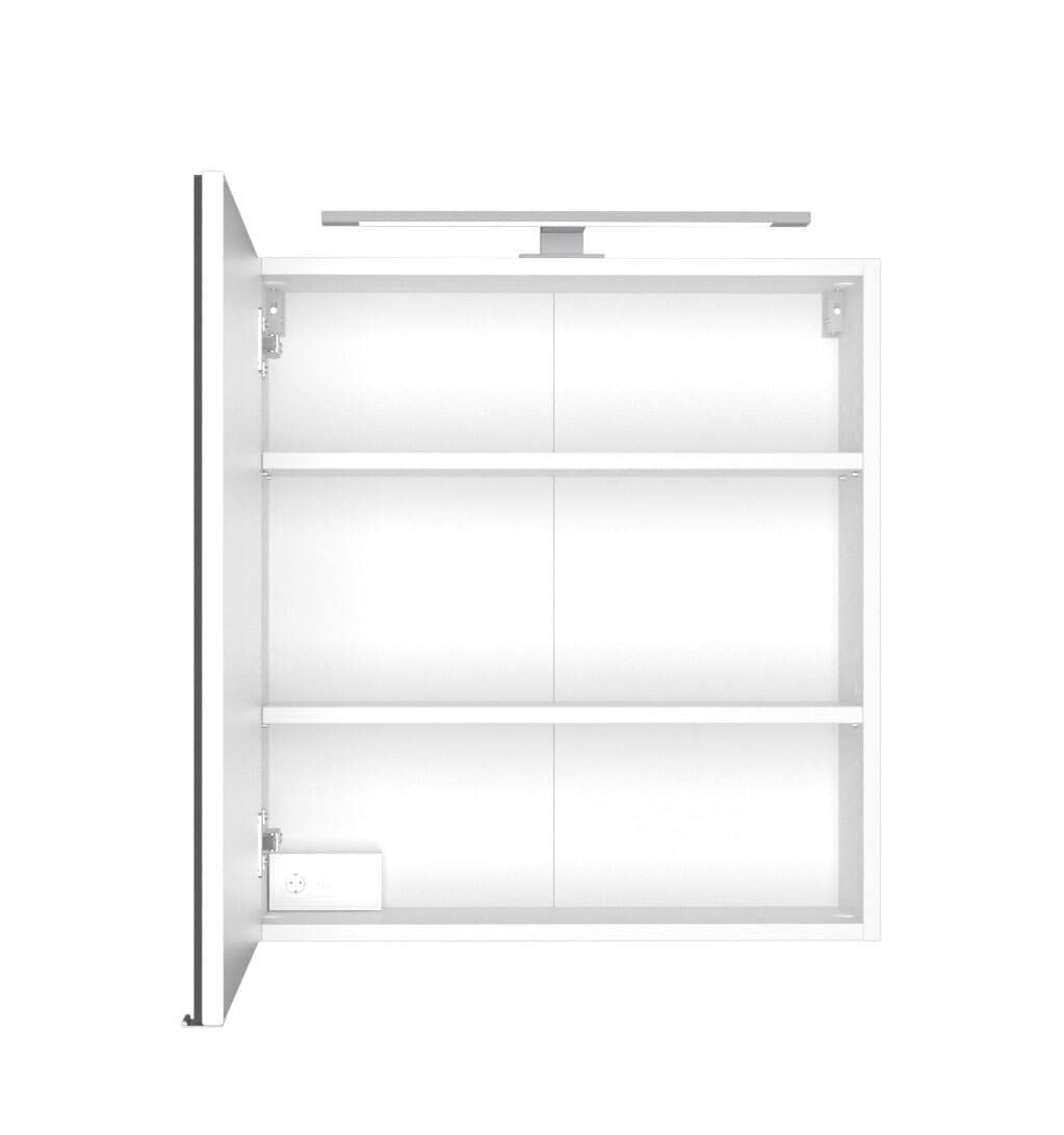 Spiegelschrank DAVOS 60 x 64 cm Weiß
