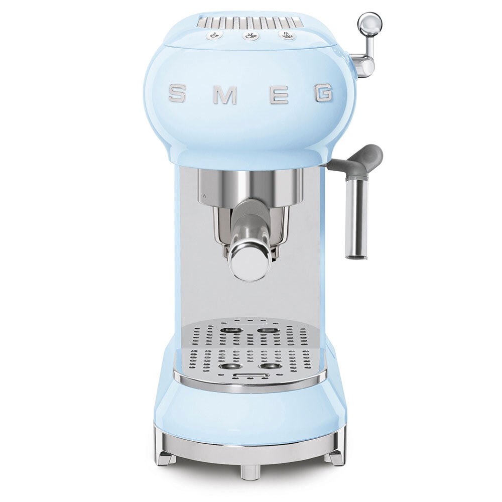 SMEG Espresso-Kaffeemaschine Retro Pastellblau