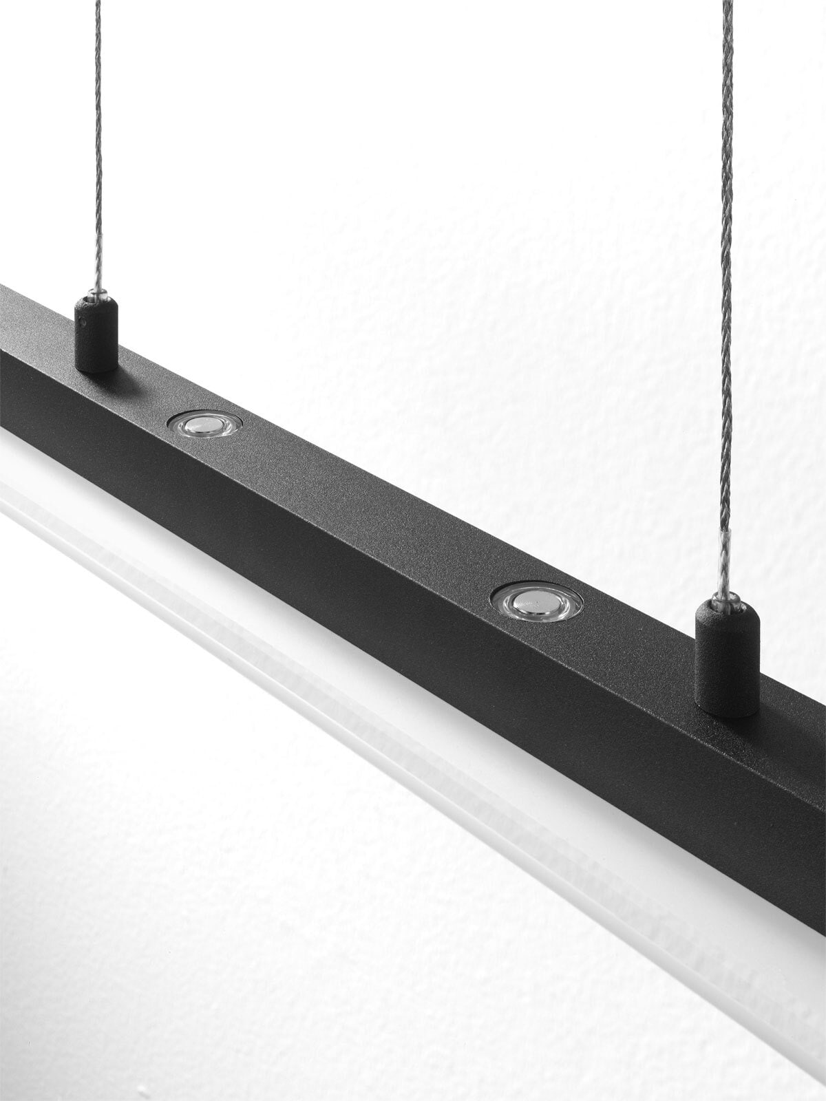 casaNOVA CCT LED Pendellampe SMOOTH 100 cm schwarz