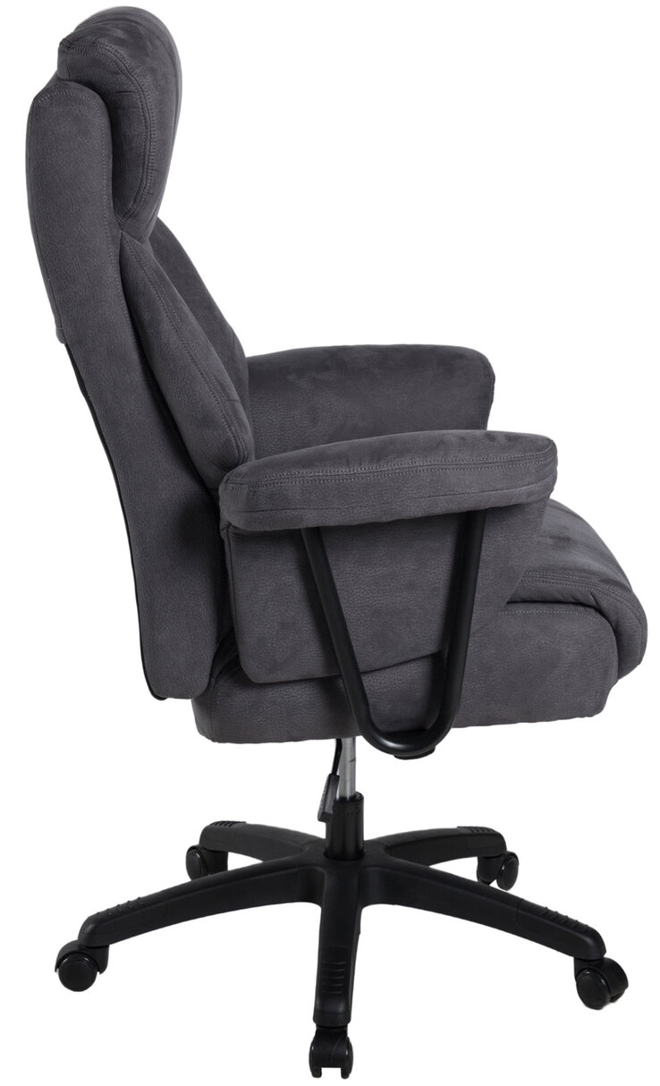 Chefsessel MAURO XXL 150 kg Schwarz/ Dunkelgrau