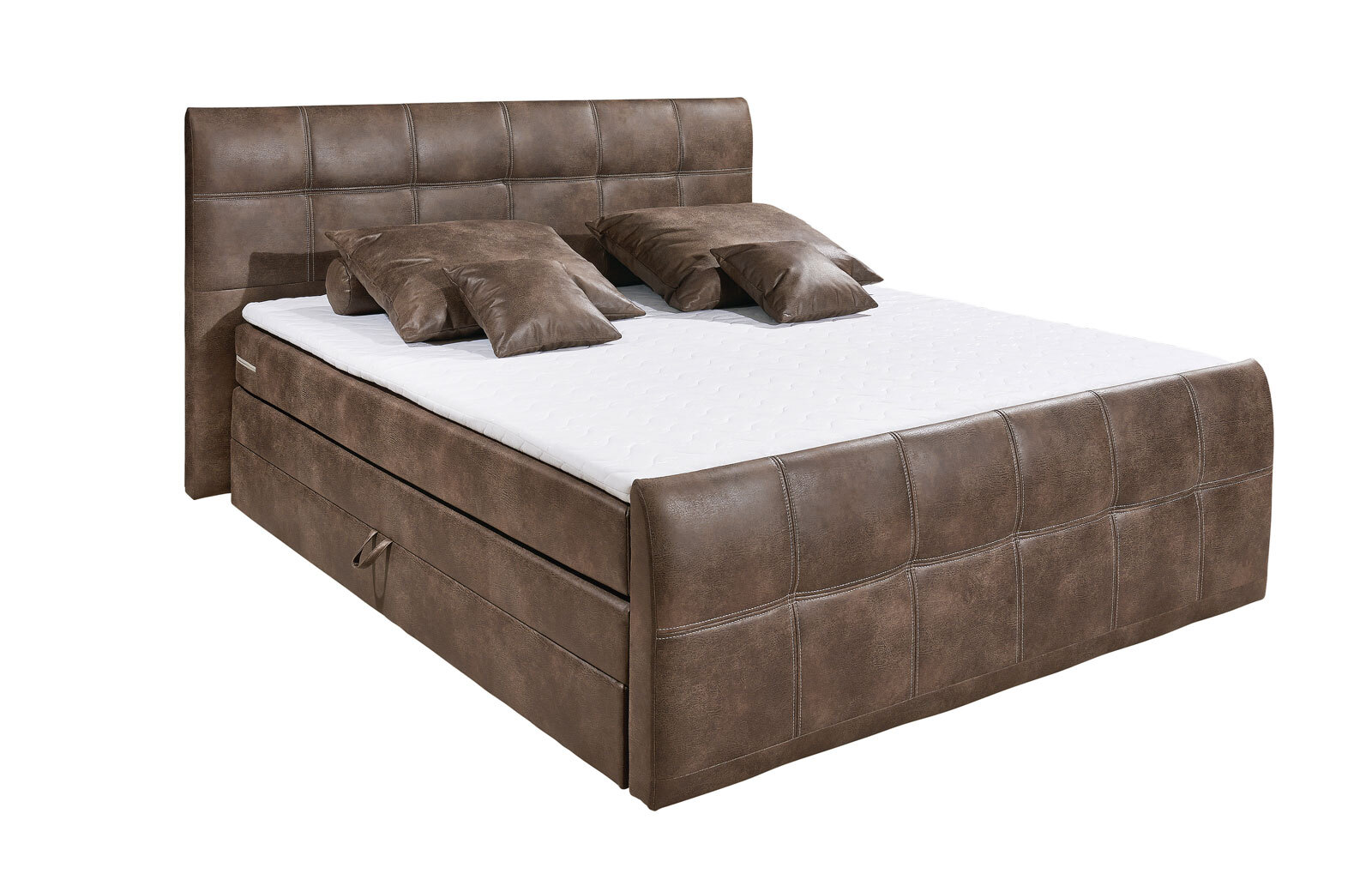 Boxspringbett NILS 180 x 200 cm light brown