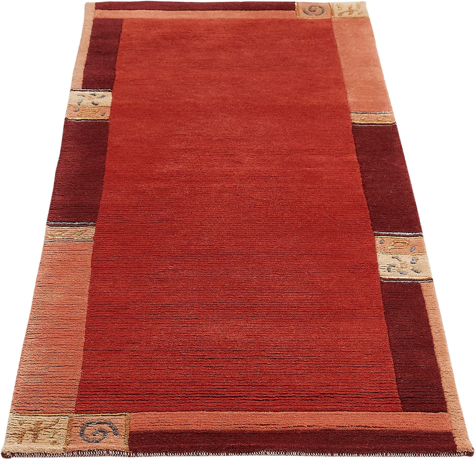 Teppich MANALI 80 x 300 cm rot