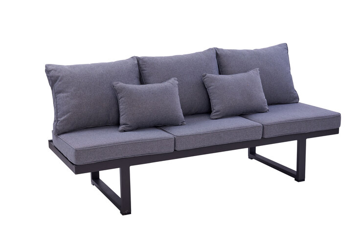 Garden FLAIR Gartensofa LINA anthrazit /grau