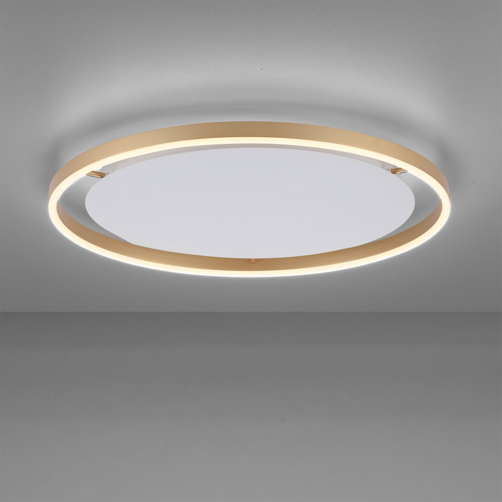 JUST LIGHT LED Deckenlampe RITUS 58 cm messingfarbig