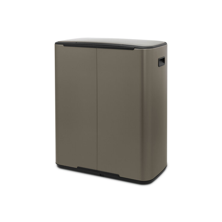 brabantia Treteimer BO 2 x 30 Liter platinum