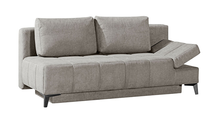 Schlafsofa TABBY III 204 cm hellgrau